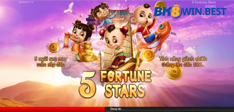 Giới thiệu game slot Ngũ Phúc Lâm Tinh BK8